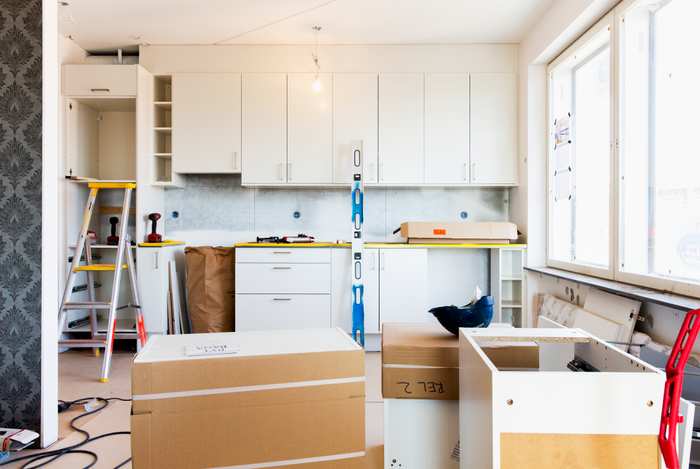 Renovering av ett kök.